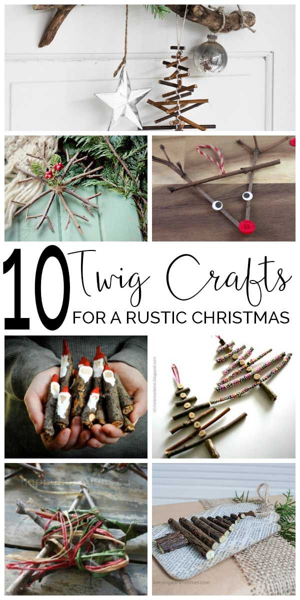 Ten beautiful Christmas Twig Crafts for you and the children to make and decorate