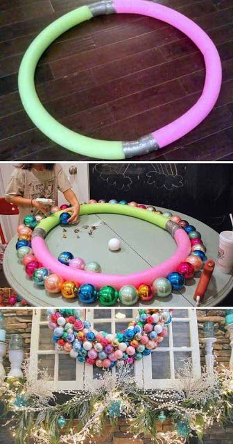 The Best DIY Pool Noodle Home Projects and Lifehacks, Christmas Idea