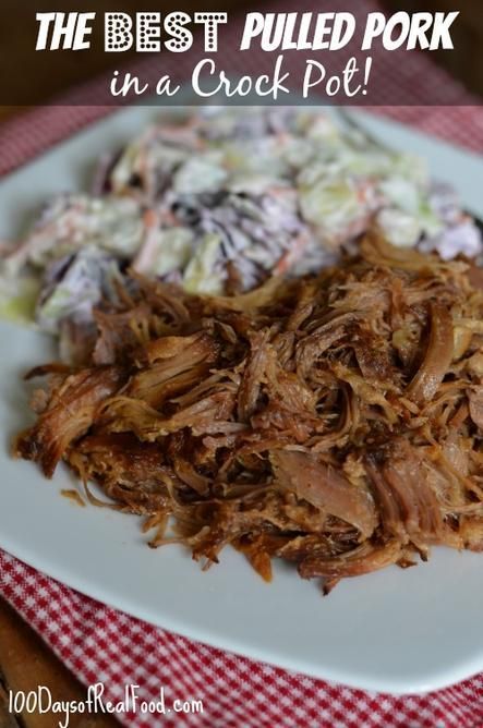 The Best Pulled Pork in a #CrockPot