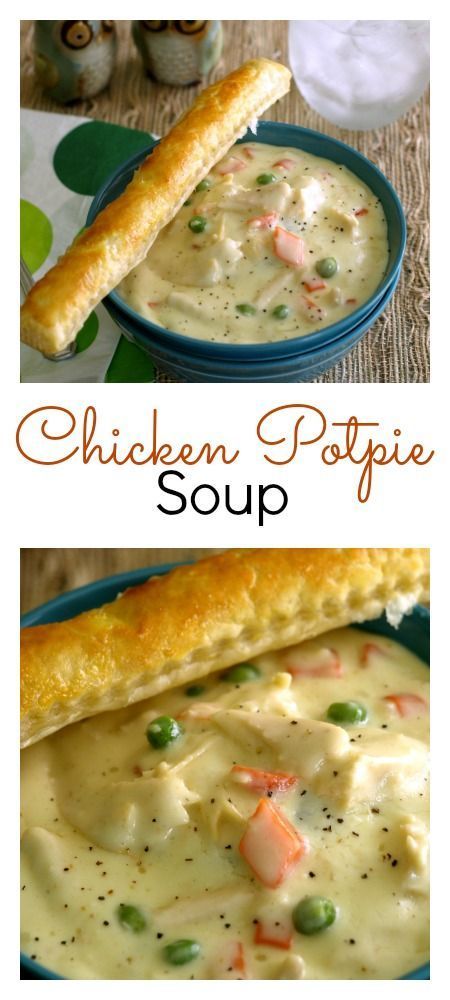 This delicious Chicken Pot Pie Soup is a simple, scratch made recipe that is comfo