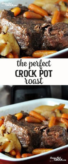 This is Mommas recipe, so you KNOW it is The Perfect Crock Pot Roast!