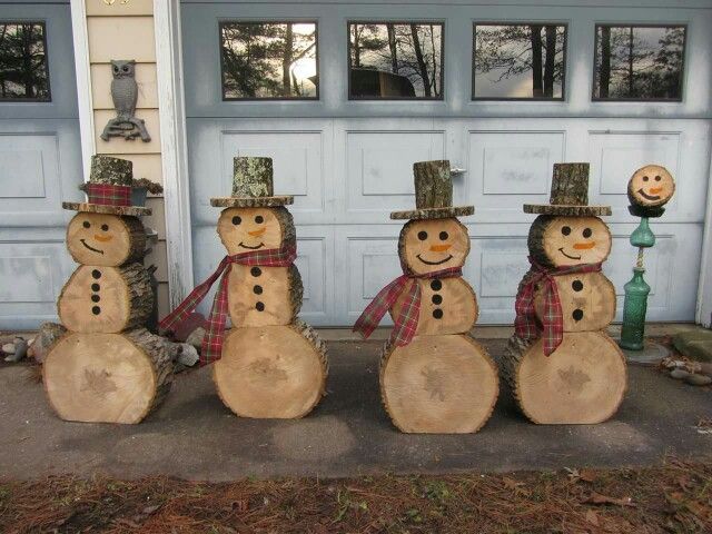 This is such a cute idea, Her husband was cutting the firewood while she took the