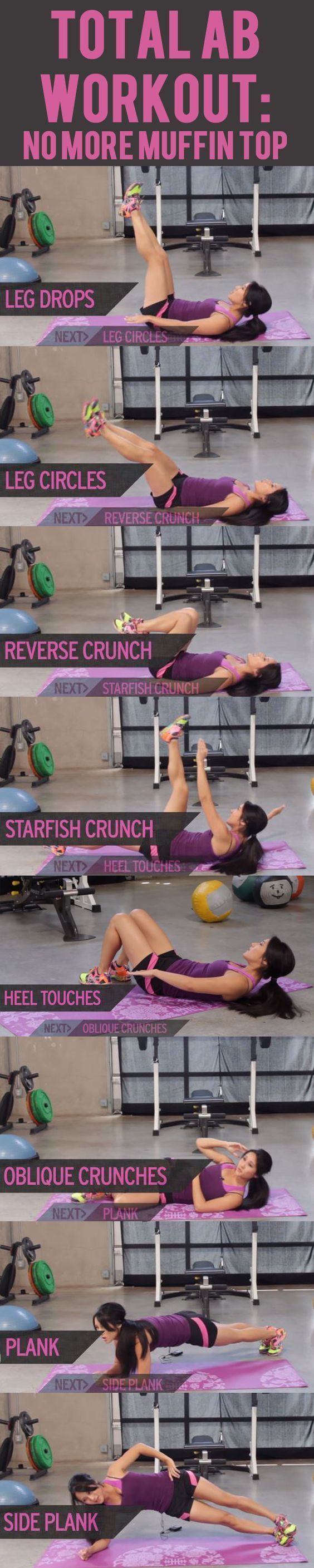 This workout will show you some of the best ab exercises for toning and slimming y