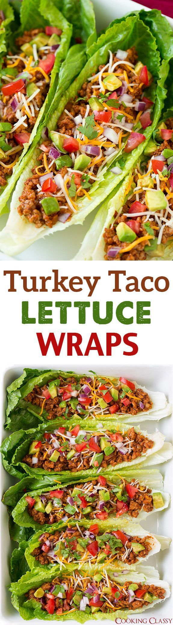 Turkey Taco Lettuce Wraps – these are incredibly delicious!! We liked them just as