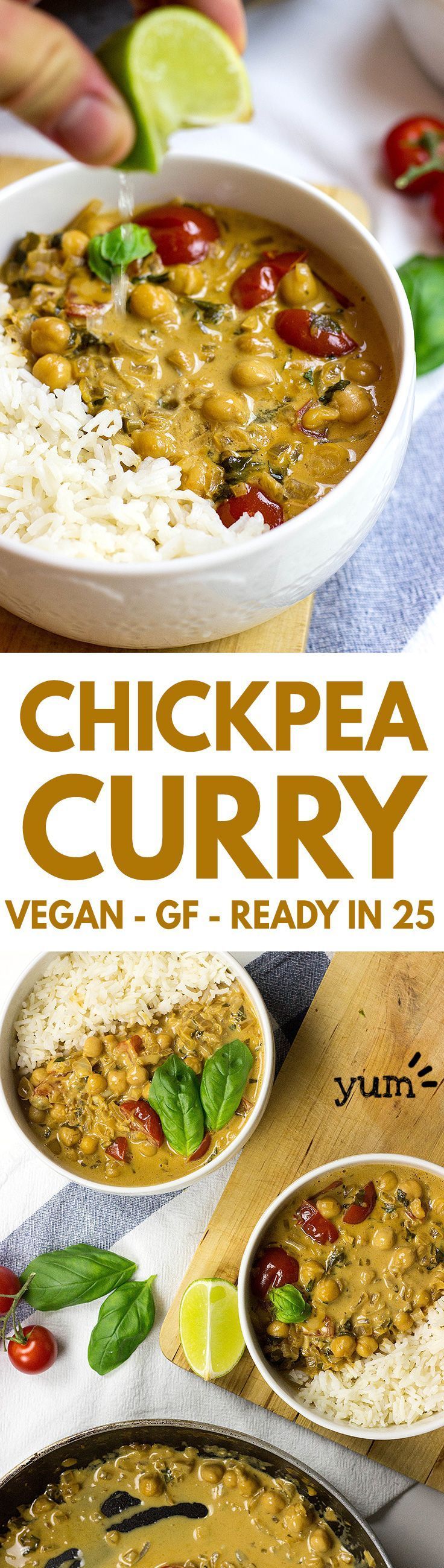 Vegan Chickpea Curry – An awesome animal friendly take on the insanely popular…