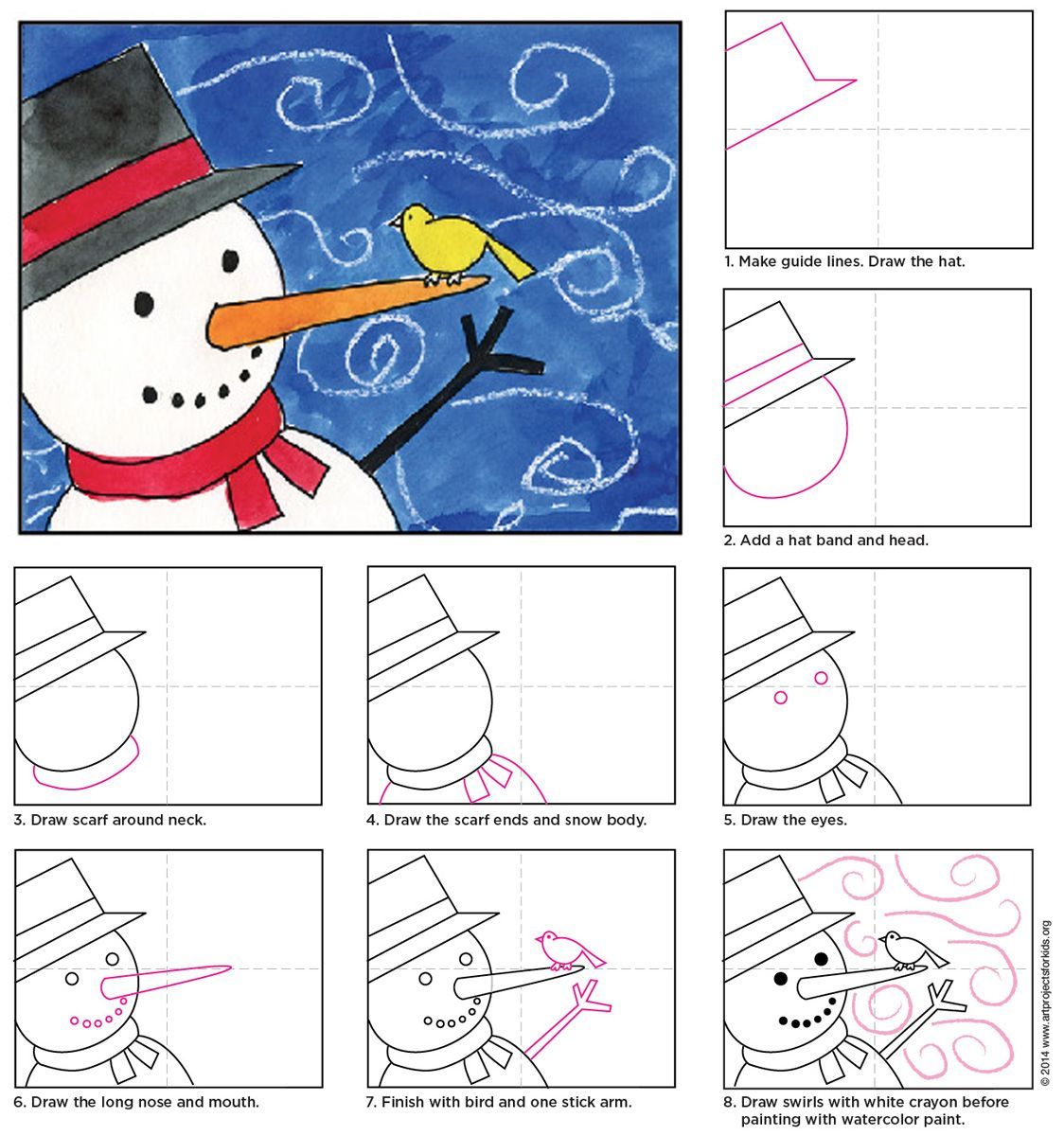 Windy Snowman directions given