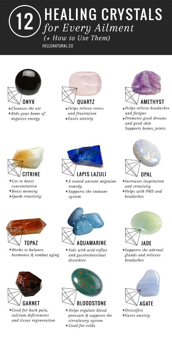 12 Healing Crystals and Their Meanings   Uses | hellonatural.co/…: