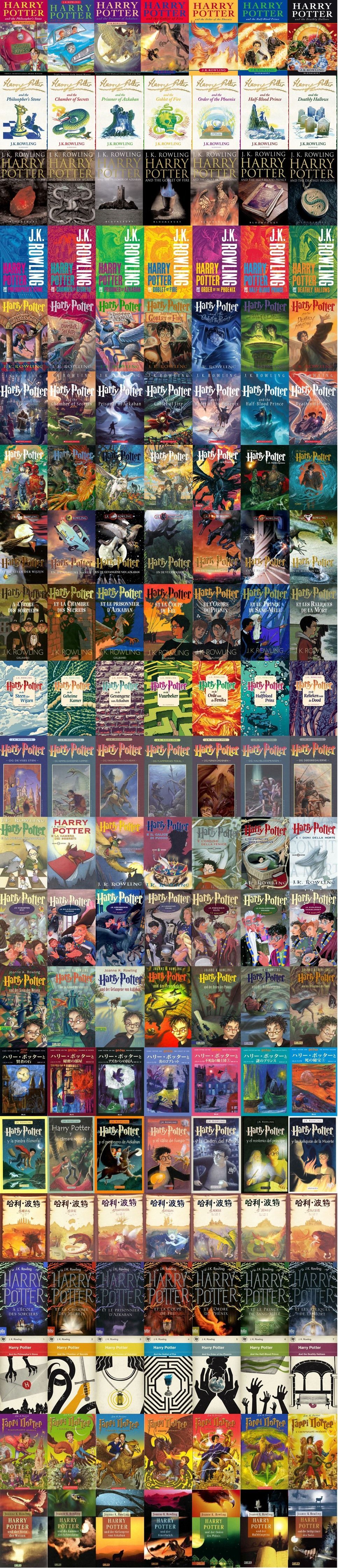 21 Harry Potter covers from around the world. Im sorry what?? I wan