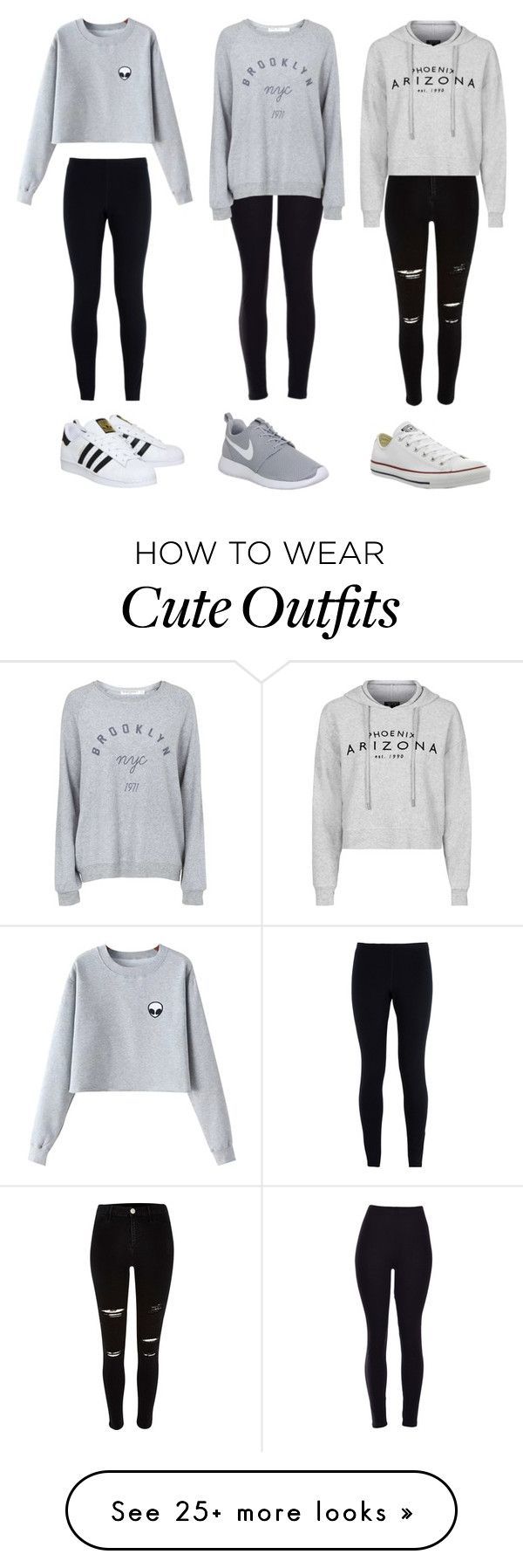 “3 cute outfits” by olivia-fashionhomebeauty on Polyvore featuring moda,