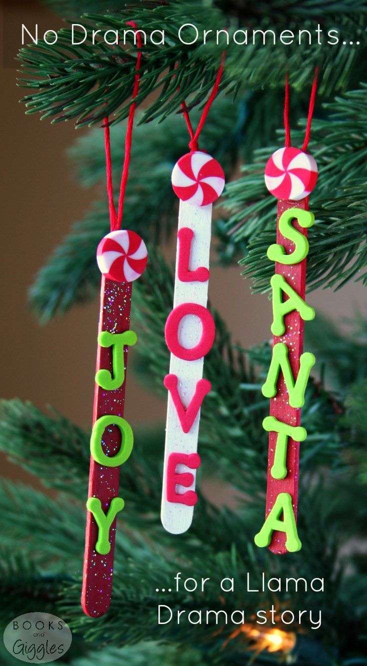 A craft stick ornament and story about whats really important at Christmas. T