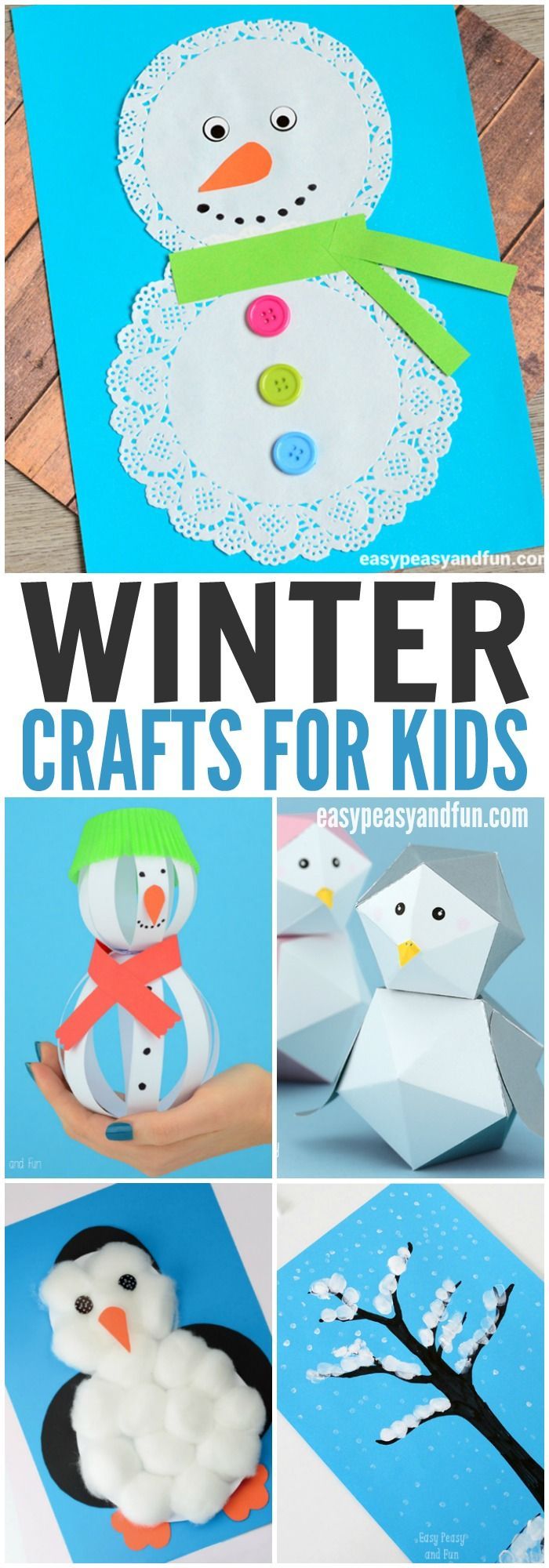Adorable Winter Crafts for Kids