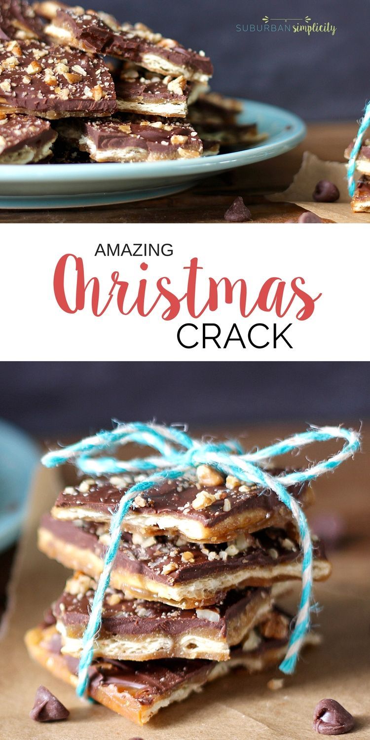 Amazing Christmas Crack recipe! A holiday dessert idea that doesnt disappoint