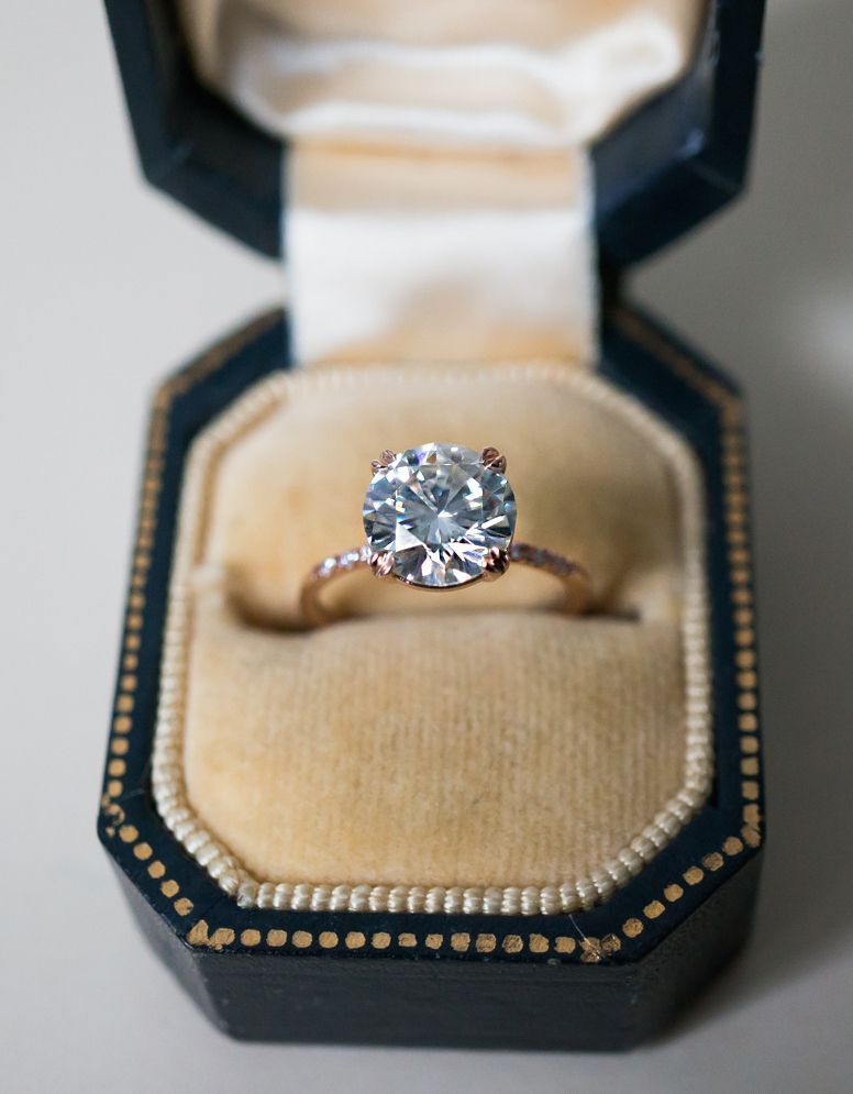 An elegant bespoke 2 carat Solitaire engagement ring, by S. Kind & Co.