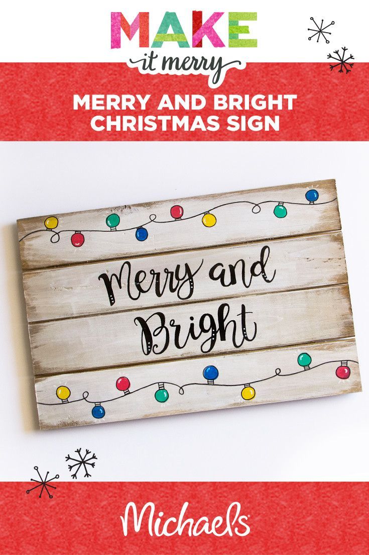 Anyone can make this quick & easy holiday sign project—a few supplies are all yo