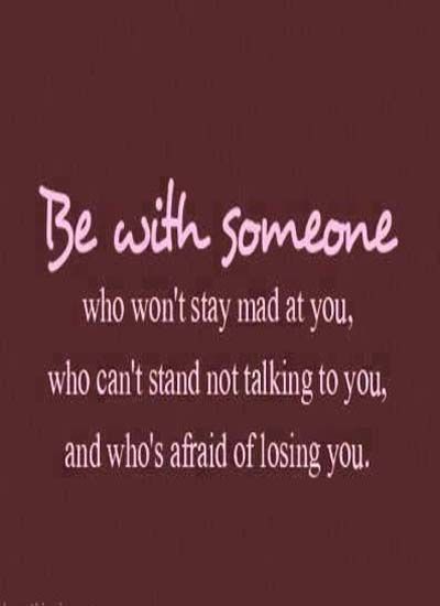 Be with someone