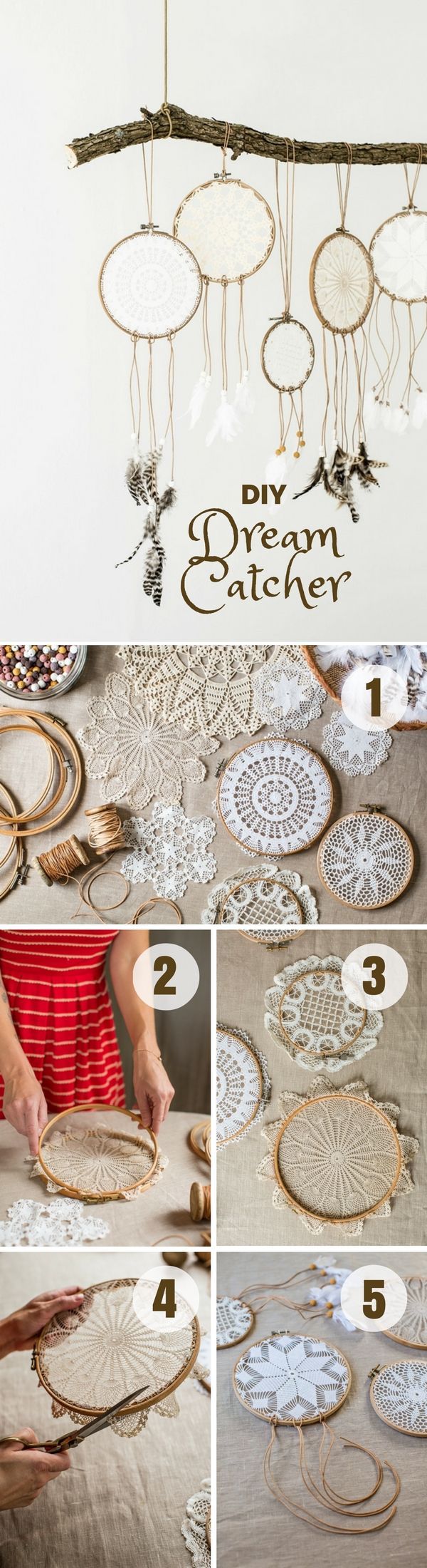 Check out how to easily make this DIY Dream Catcher @Industry Standard Design