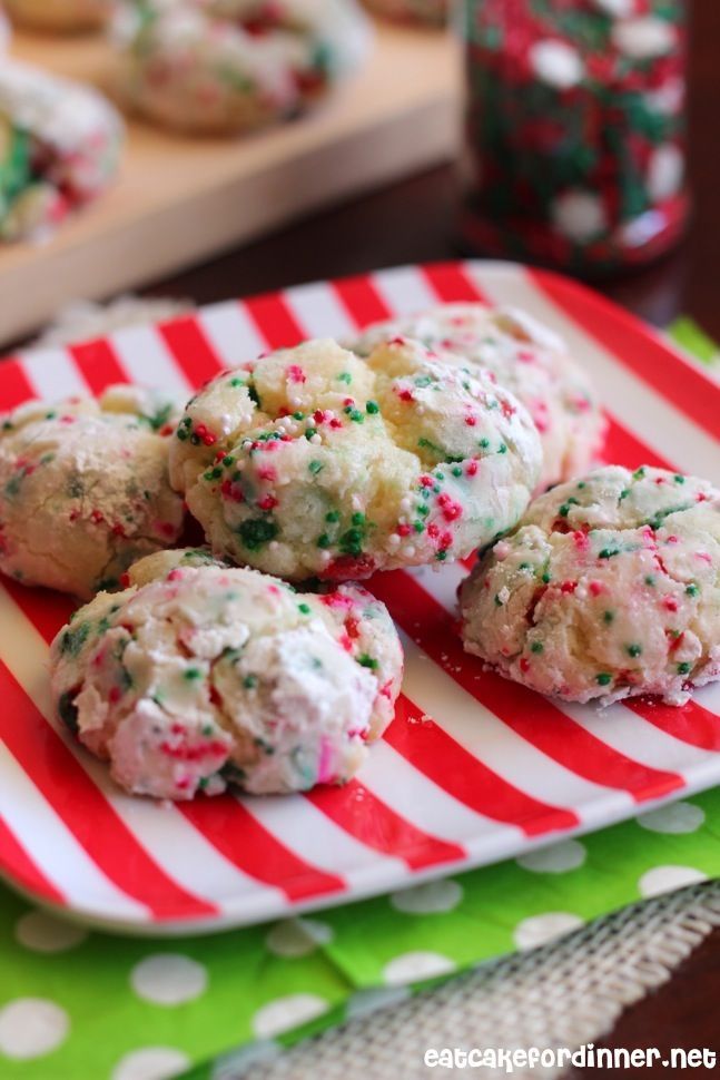 Christmas Gooey Butter Cookies are absolutely amazing and perfect for that Christm