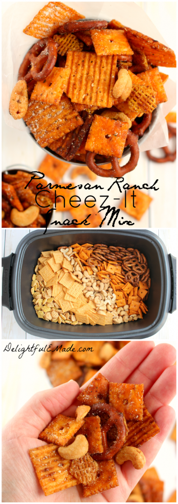 Crunchy, savory and completely irresistible!  This crock pot snack mix is made wit