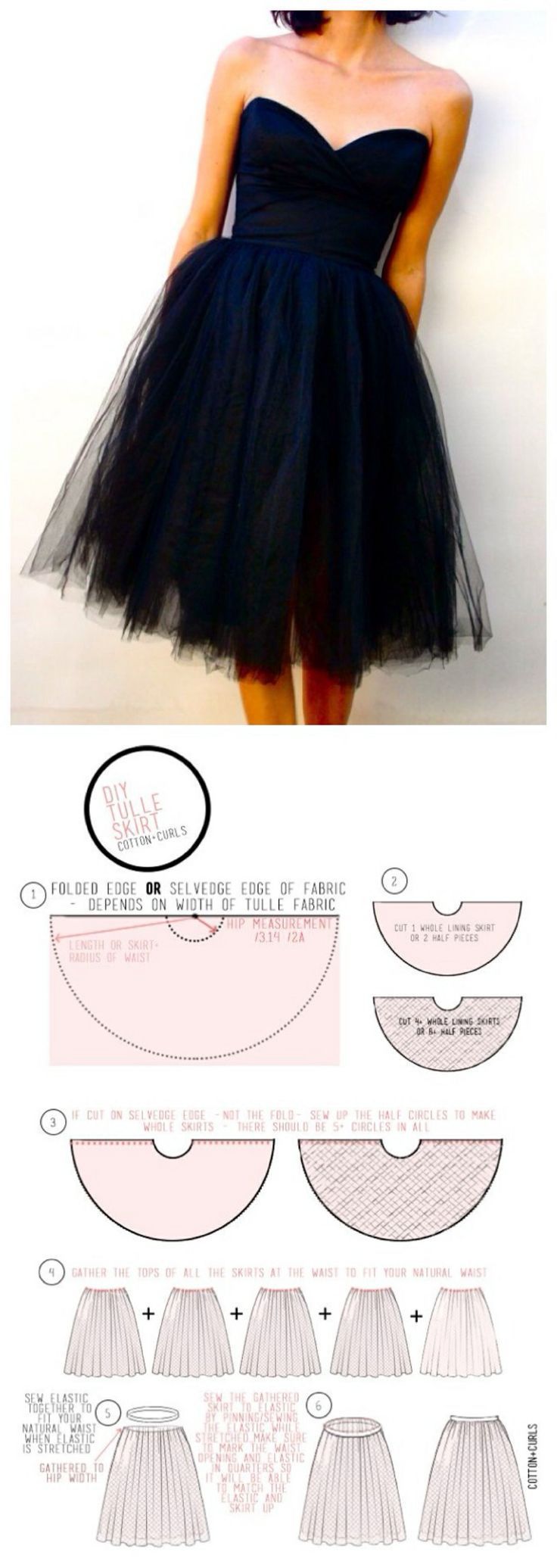 DIY tulle skirt – Gorgeous skirt sewing pattern for special occasions or just thos