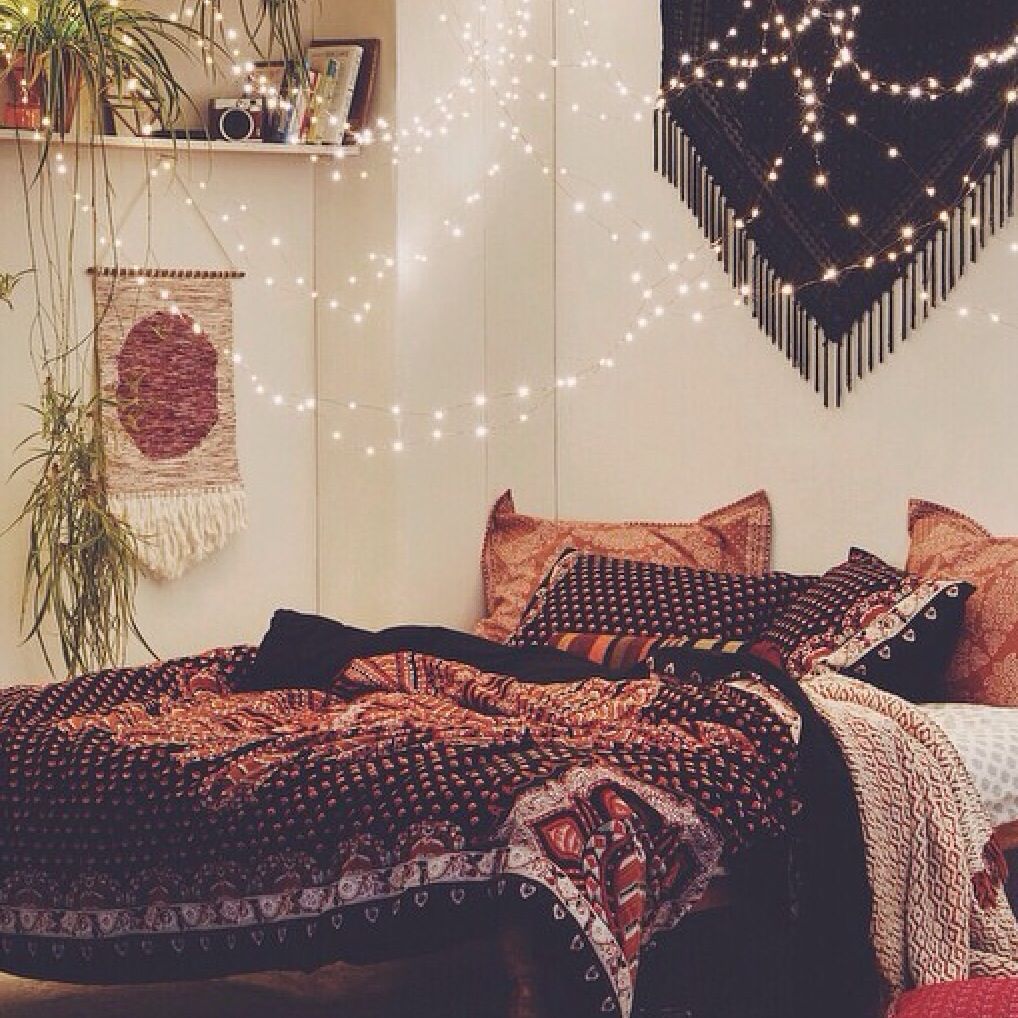 dont let them steal your smile bohemian lights bedroom