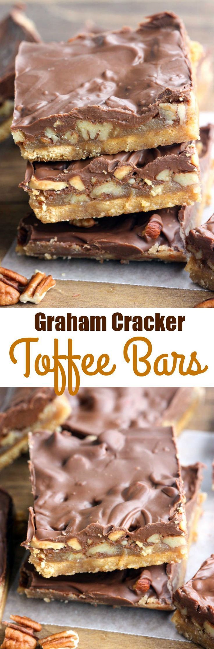 Graham Cracker Toffee Bars – only 5 ingredients to make the tastiest, easiest toff