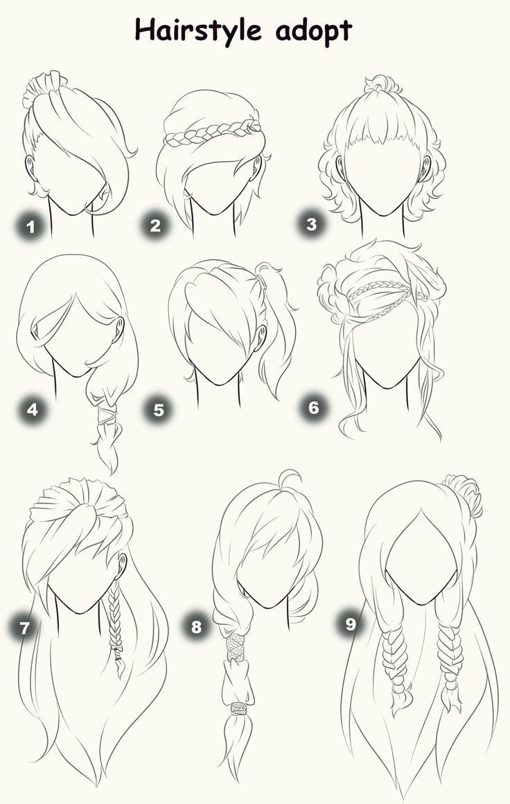 Hairstyle adopts (CLOSED) by x3misteryYuyux3.d… on @deviantART: