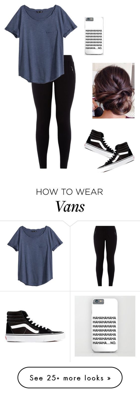 “hang out” by j7nelleezsb on Polyvore featuring H&M, Vans, women&#39