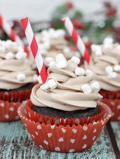 Hot Cocoa Cupcakes Recipe