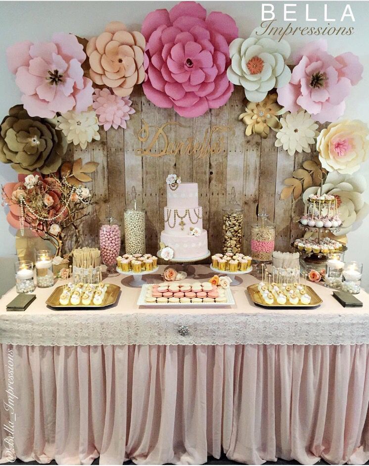 IG  @bella_impressions & @kitoscakes  Blush & Gold Dessert table – paper f