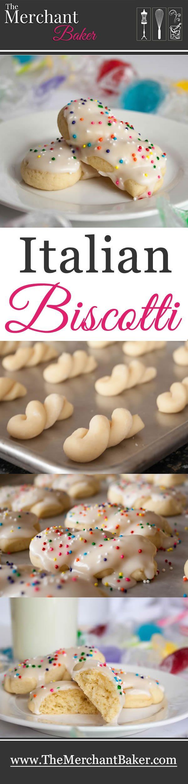 Italian Biscotti. The very best recipe for this traditionally soft and tender iced