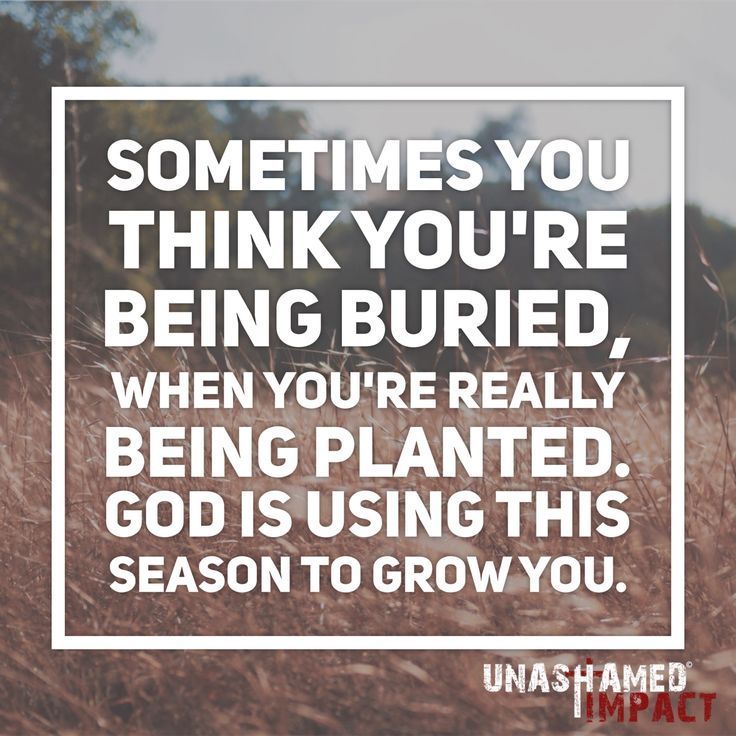 Let this season grow you. God is doing a work within you right where you are. #Una