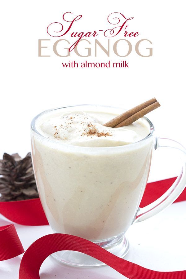 Low Carb Sugar-Free Eggnog Recipe. Keto THM Atkins recipe. Can be made dairy-free