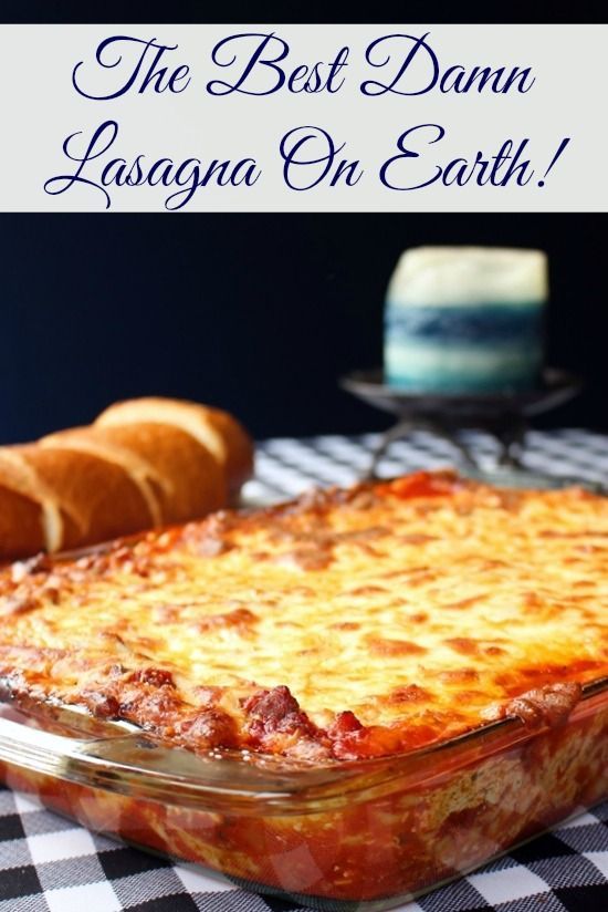 Oh lasagna, you ooey gooey saucy hot mess of flavor! I love you so! I often think