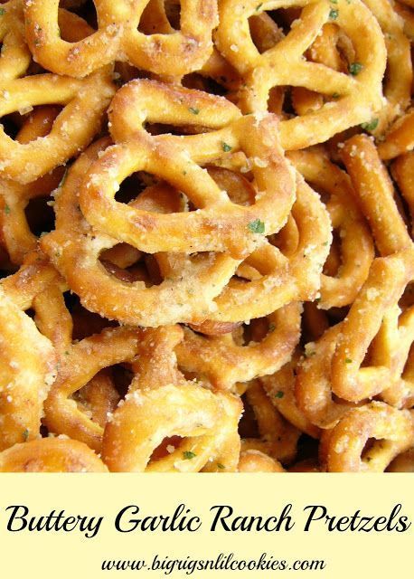 Our mouths are already watering with these homemade buttery garlic ranch pretzels.