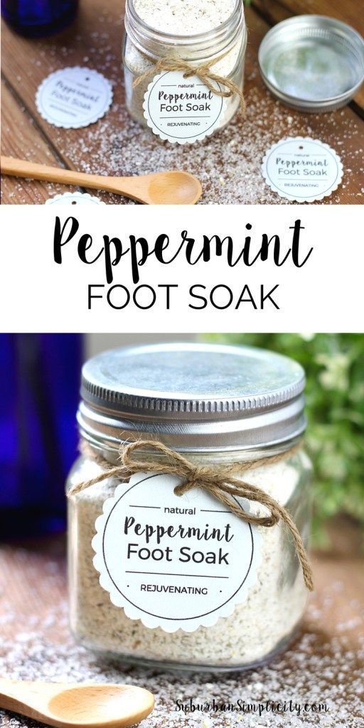 Peppermint foot soak is a wonderful DIY to pamper and rejuvenate your feet. It&#39