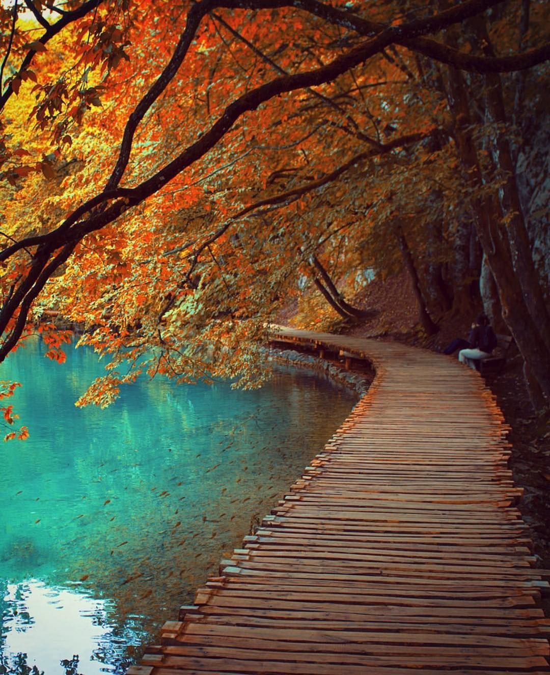 Plitvice lakes National Park, Croatia. Awesome Autumn | photo by Kenan Hurdeniz @o