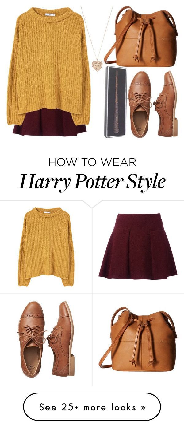 “Quidditch” by depyhoran on Polyvore featuring MANGO, Gap, ECCO and Acce