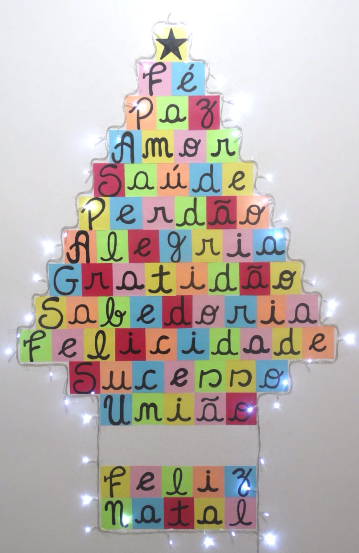 Árvores de Natal de Fotos e Post-Its | natal, christmas, xmas, decor, decoração