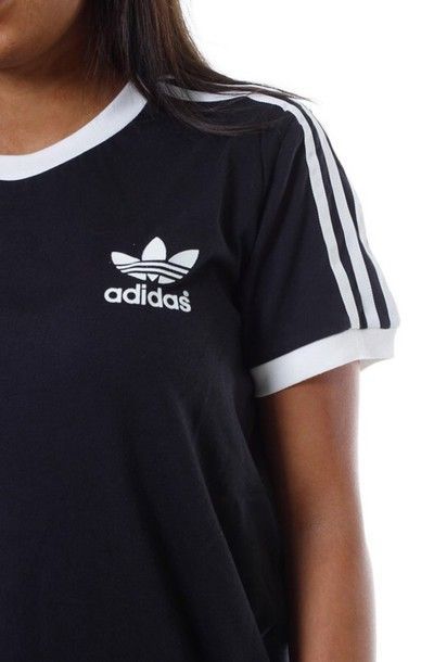 Shirt: womans adidas shirt, black adidas shirt, adidas, adidas originals, adi