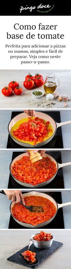 Simples e fácil de preparar, basta escolher tomate maduro e deixar apurar junto d