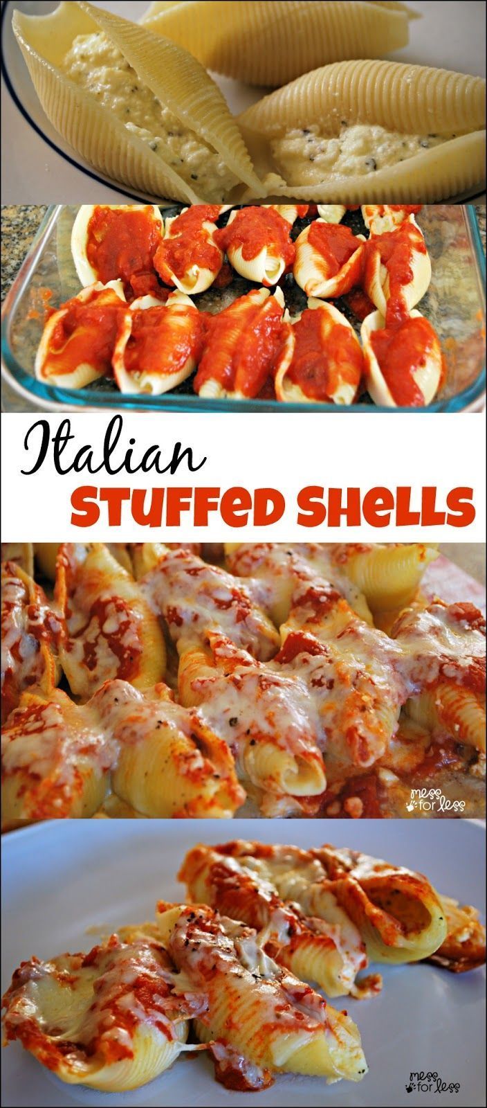 Stuffed Shells Recipe – A simple take on a classic Italian dish. These are a delic