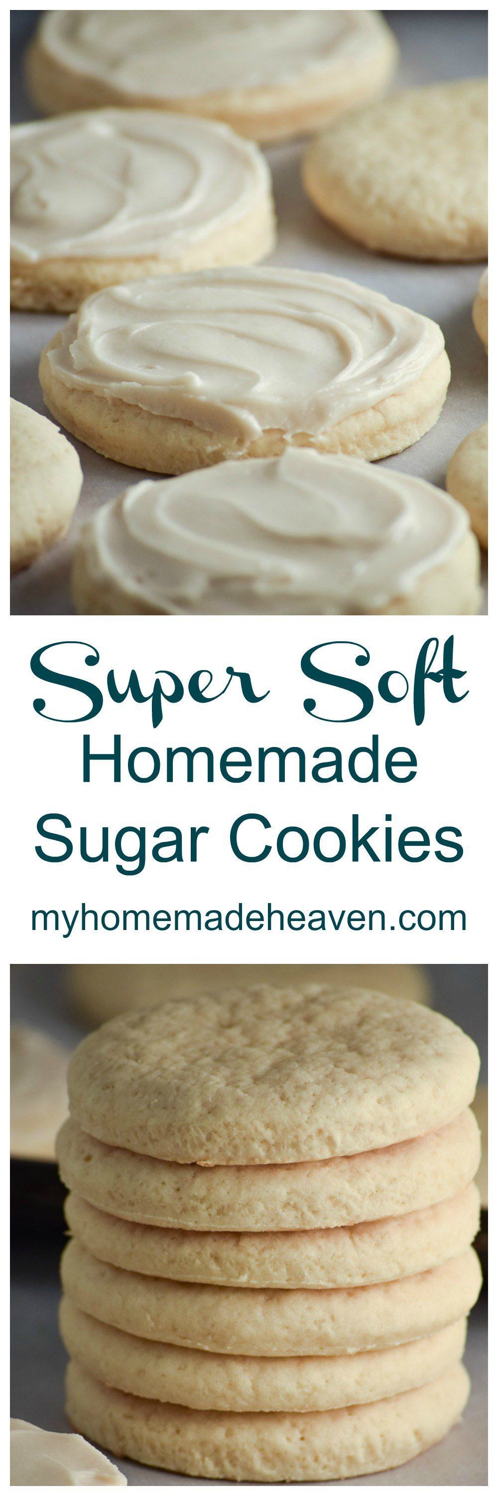 Super Soft Homemade Sugar Cookies