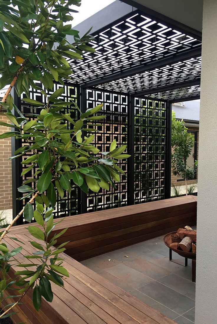 Take a look at Patio pergola ornamental laser reduce screens add shade, privatenes