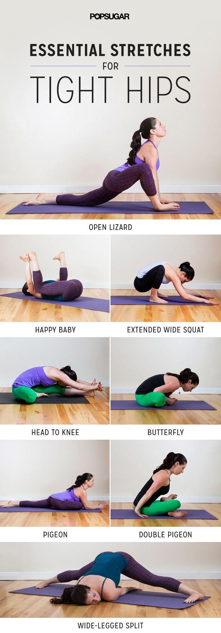 The best stretches for tight hips