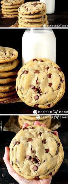 These JUMBO CHOCOLATE CHIP COOKIES are easy, delicious, and the perfect indulgence
