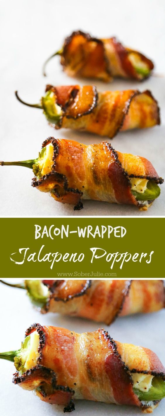 This bacon wrapped jalapeno popper recipe is so EASY and yet so delicious! If you&