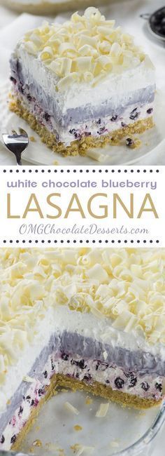 This white Chocolate Blueberry Lasagna is perfect summer dessert recipe you can pr