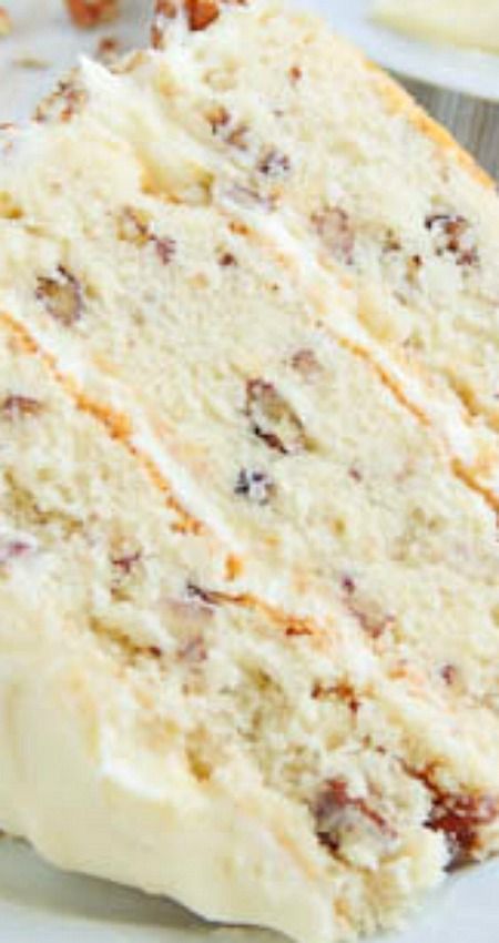 Toasted Butter Pecan Cake Recipe ~ If you’re a fan of pecans, you won’t be dis