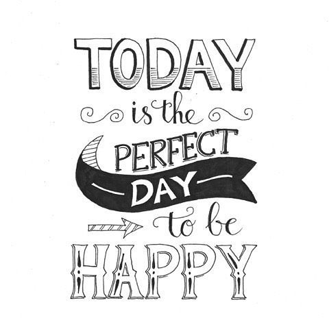 Today is the perfect day to be happy. #bonjour good morning