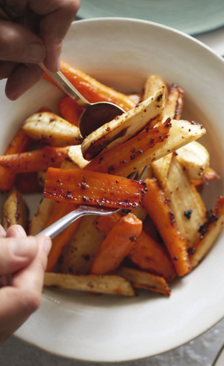 Try the Waitrose Christmas recipe for honey-glazed roast carrots and parsnips. Top